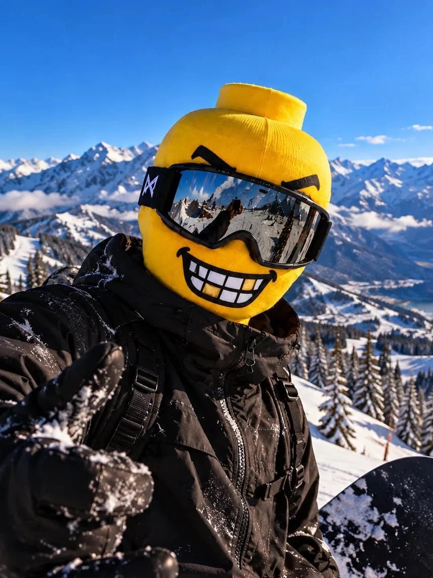 🎁Last Day 49% OFF - 🏂😎 Funny Face Ski Mask | Yellow Expression Balaclava✨