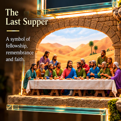 🔥Last Day 50% OFF🙏✝️ The Story of Jesus LED Cross Lamp ✨ 6 Biblical Scenes & Meaningful Christian Gift