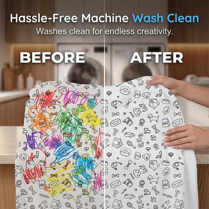 🎁Last Day 49% OFF - 🎨✨Creative Cozy Coloring Blanket Kit – DIY Art & Relaxation Activity