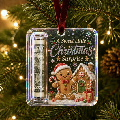 (🎁Last Day 49% OFF)🎄Christmas Cash Gift Ornament- Make Cash Feel Like A Real Christmas Gift💵