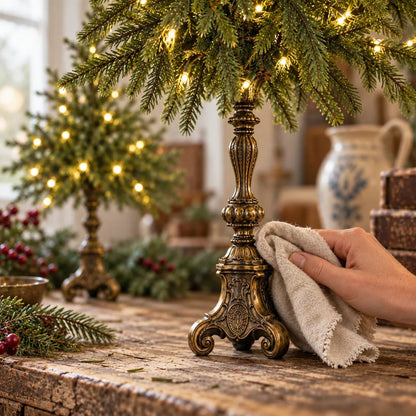🎁Last Day 49% OFF - 🎄Vintage Lighted Norfolk Pine Trees✨