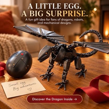 🎁Last Day 49% OFF - 🥚🐉 DragonMorph – Egg to Dragon Transforming Mechanical Toy