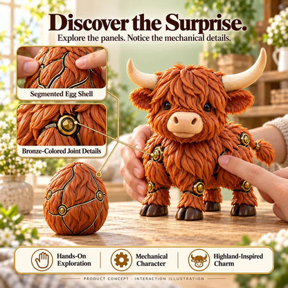 🎁Last Day 49% OFF - 🐮 2-in-1 Transforming Highland Cow Egg – A Little Egg, a Charming Highland Surprise🥚