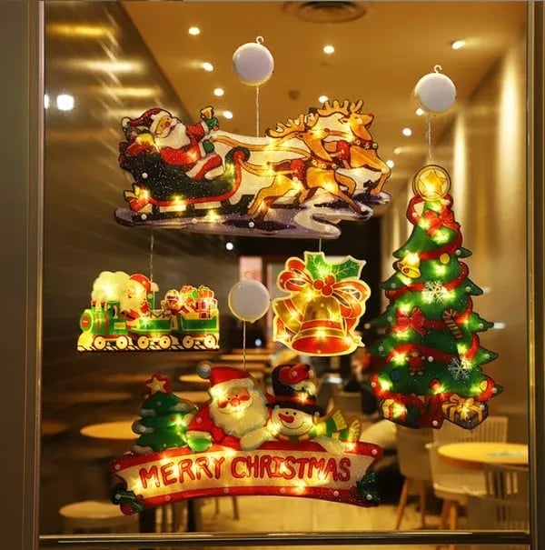 🎁Last Day 49% OFF - ✨🎄Christmas Window Hanging Lights