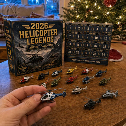 2026 Helicopter Legends Advent Calendar – 24 Days of Collectible Helicopter Surprises