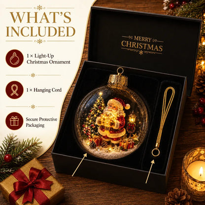 🎁Last Day 49% OFF - ✨🎄 Glowing Christmas Story Ornament – Light-Up Mini Holiday Scene🔮