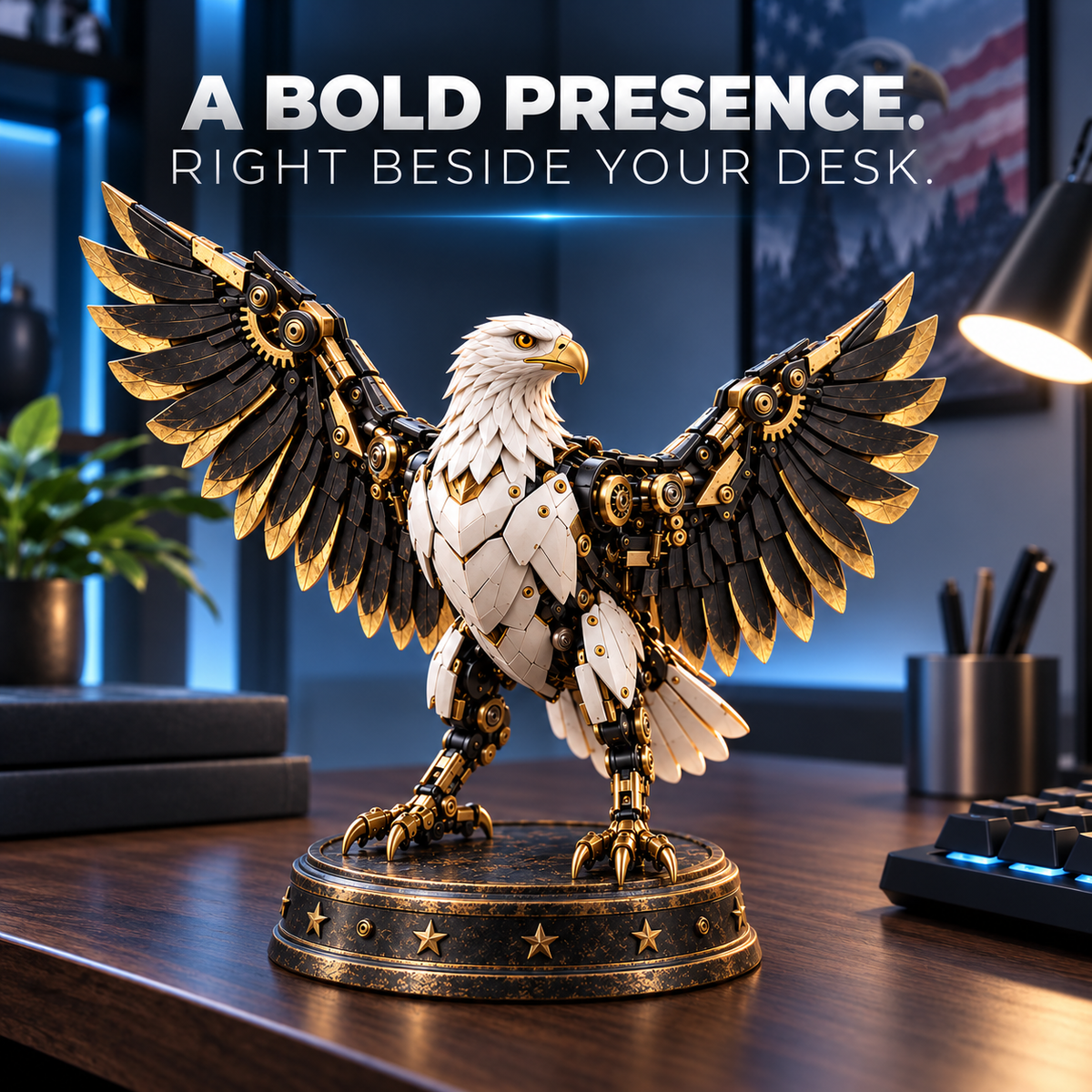 🎁Last Day 49% OFF - 🦅 Egg To Bald Eagle – 2-in-1 Transforming Mechanical Figure🥚