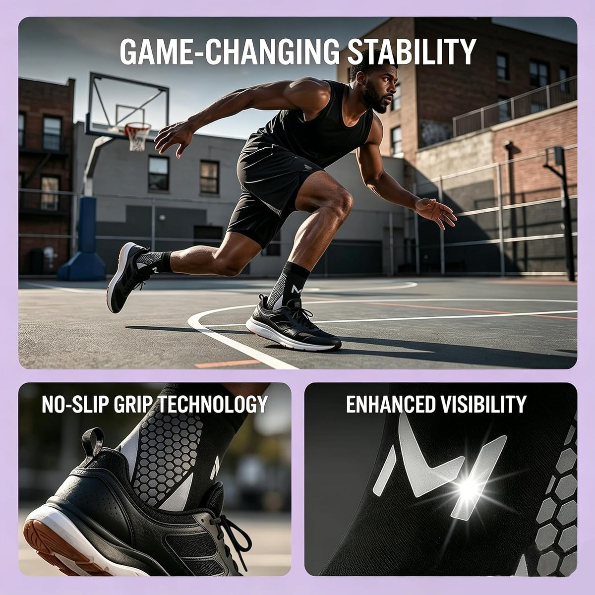 🏃 Ankle Brace 2 Pack – Adjustable Sports Ankle Support 💪