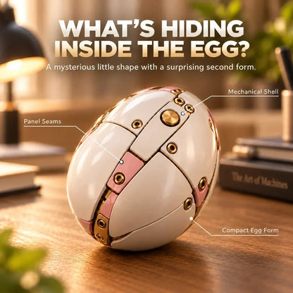 🎁Last Day 49% OFF - 🦄 2-in-1 Transformable Mechanical Unicorn Egg – Winged Fantasy Figure🥚