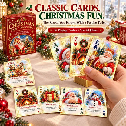 🃏🎅 Christmas Holiday Cheer Playing Cards - Make Your Christmas Game Night More Fun!