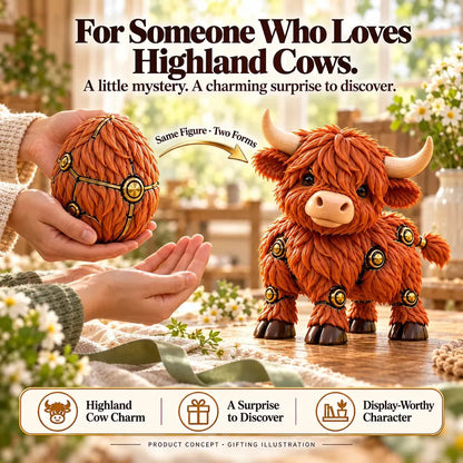 🎁Last Day 49% OFF - 🐮 2-in-1 Transforming Highland Cow Egg – A Little Egg, a Charming Highland Surprise🥚