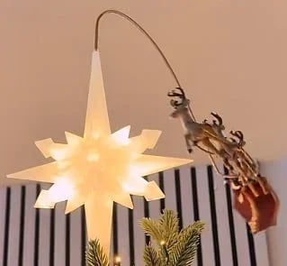 Flying Santa Christmas Tree Topper – A Little Christmas Magic Above Your Tree 🎅✨