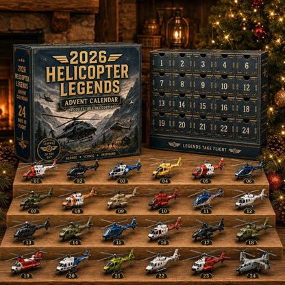 2026 Helicopter Legends Advent Calendar – 24 Days of Collectible Helicopter Surprises
